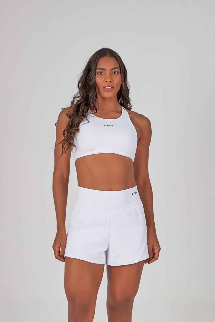 CONJUNTO SHORT NARA BRANCO + TOP INGRID BRANCO