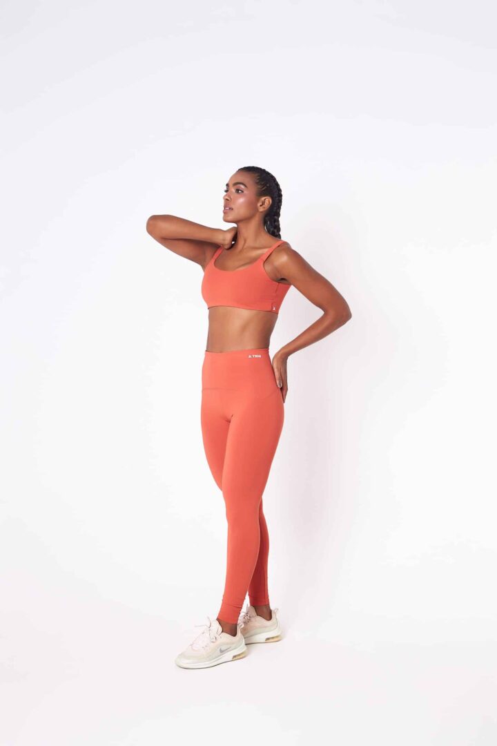 CONJUNTO LEGGING LUIZA PÁPRICA + TOP CLARICE PÁPRICA