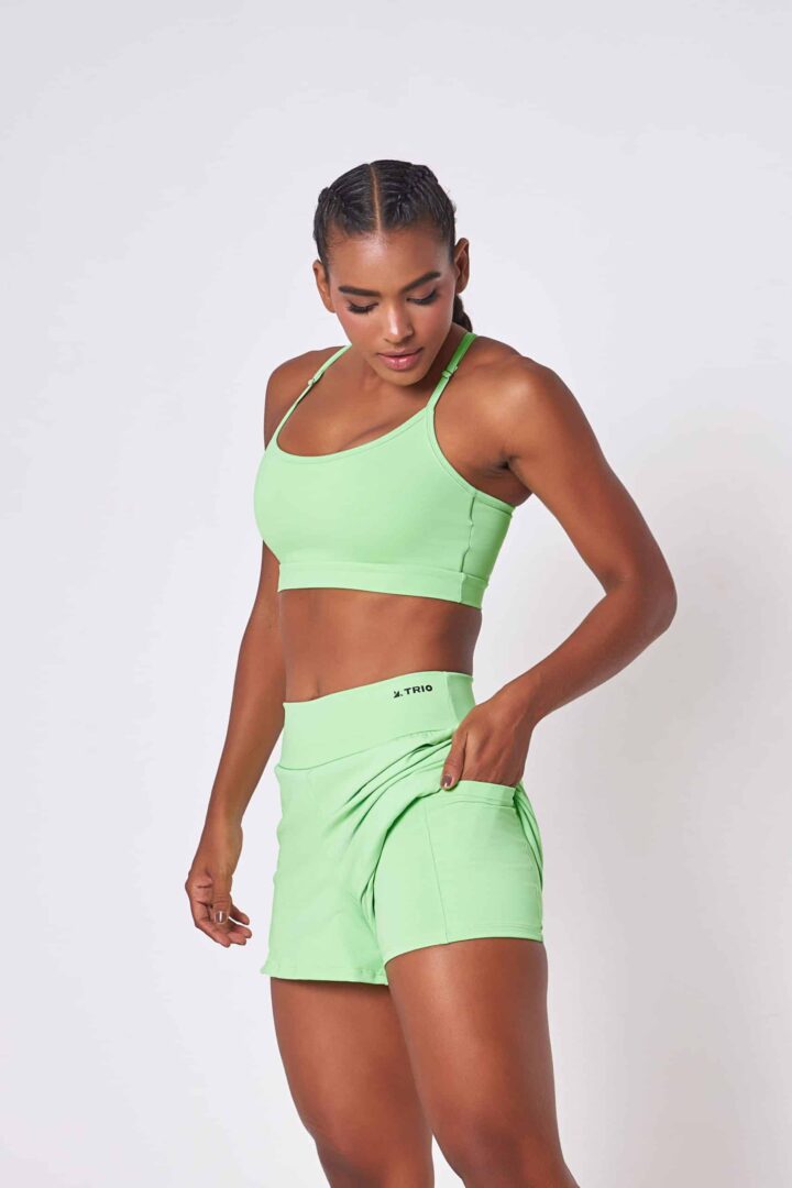 SHORT NARA VERDE MENTA – Seja Trio