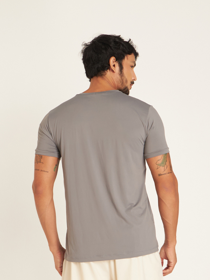 Alternative view of BLUSA FIT CINZA