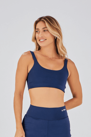 TOP CLARICE AZUL MARINHO