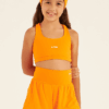 CONJUNTO SHORT + TOP INFANTIL TANGERINA