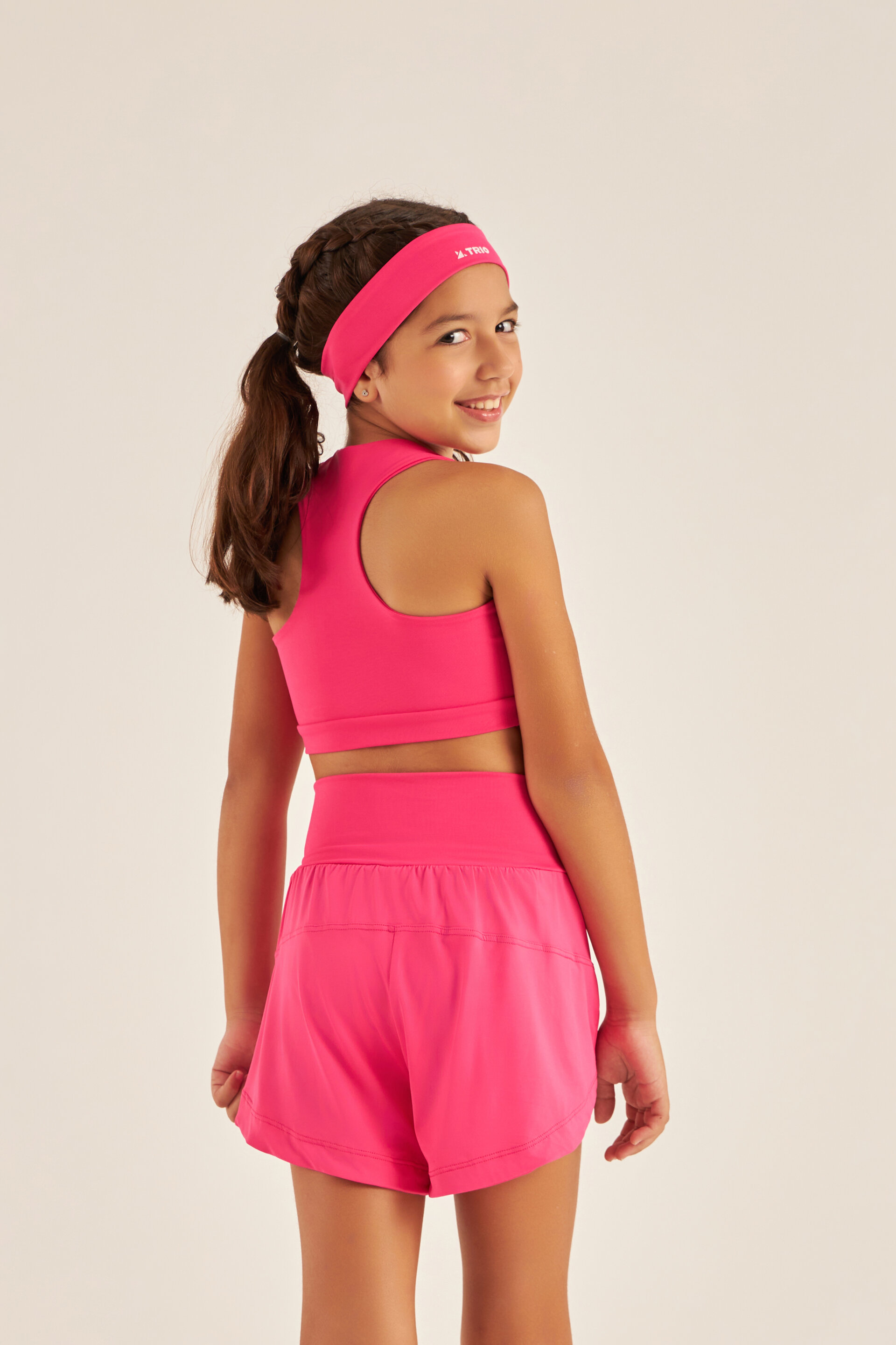 CONJUNTO SHORT + TOP INFANTIL PINK - Image 2