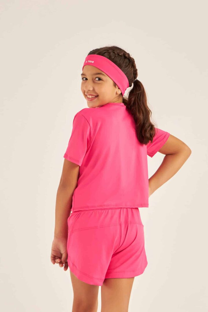Alternative view of CROPPED LARISSA PINK INFANTIL