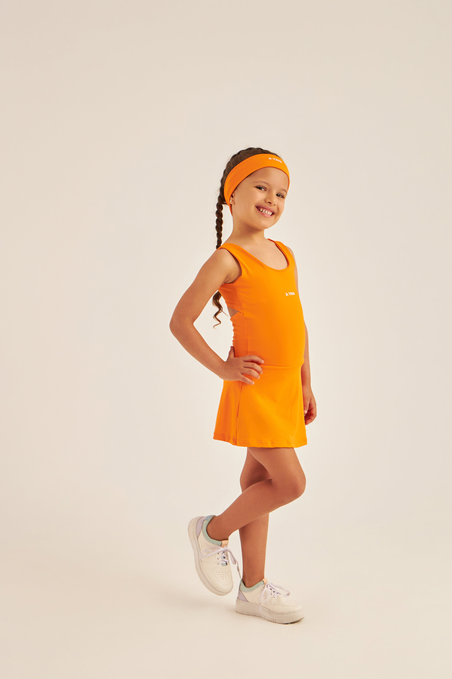 VESTIDO LARA TANGERINA INFANTIL - Image 3