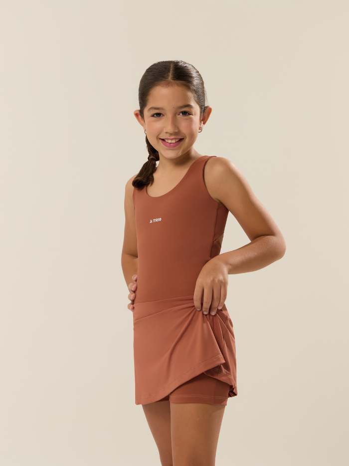 VESTIDO LARA CARAMELO INFANTIL - Imagem 3