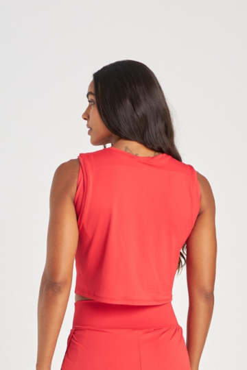 Alternative view of CROPPED NINA VERMELHA