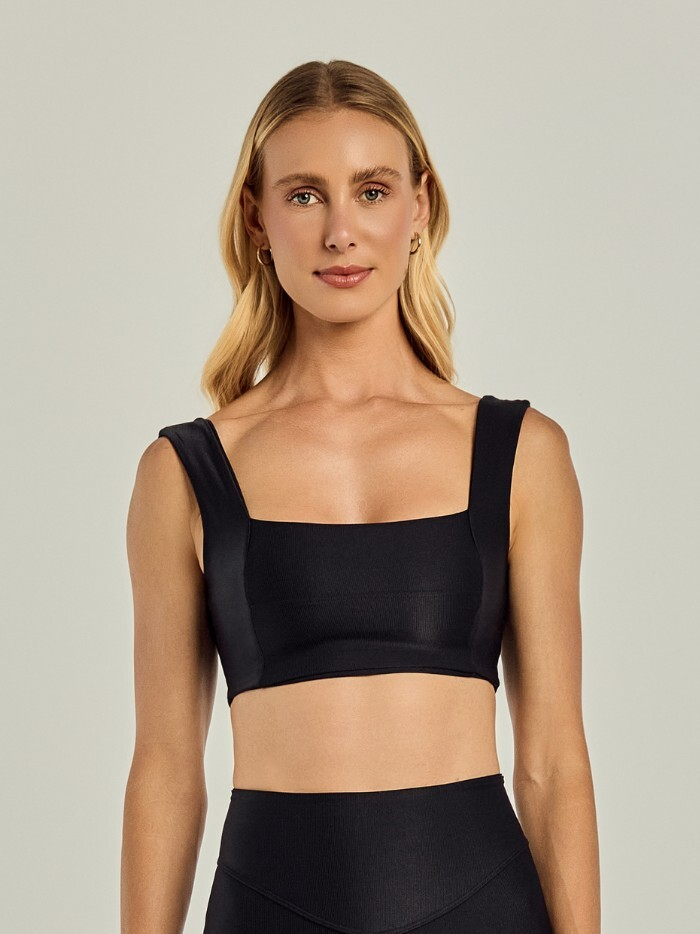 TOP ALICE PRETO CANELADO