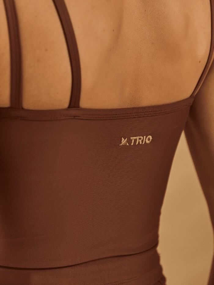 CAMISETA NARA CHOCOLATE/NUDE - Imagem 3