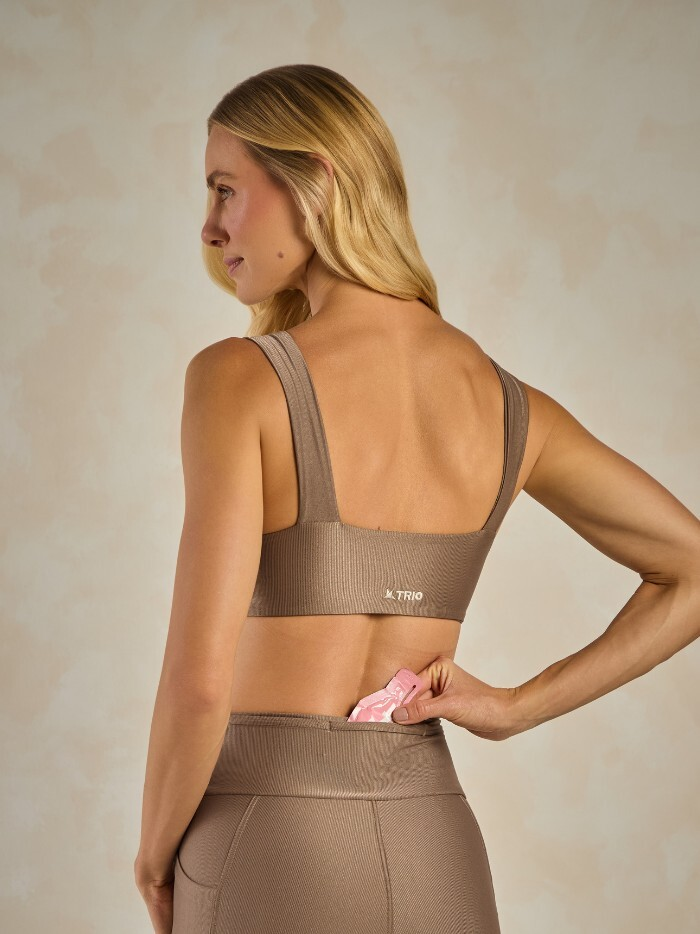 Alternative view of SHORT ISADORA CASTANHO CANELADO