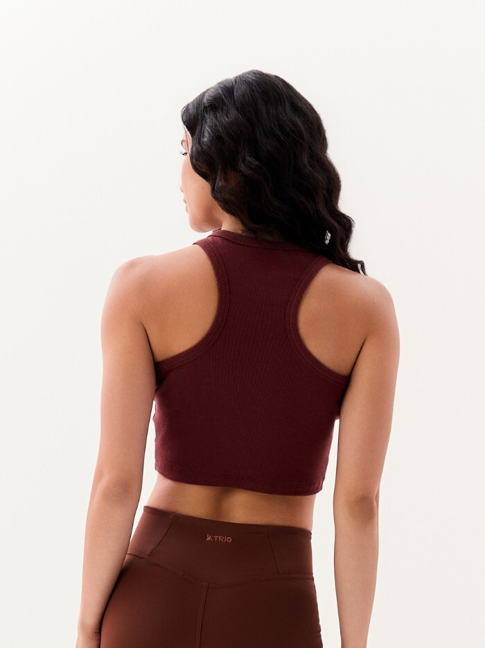 Alternative view of CROPPED AURORA MARROM