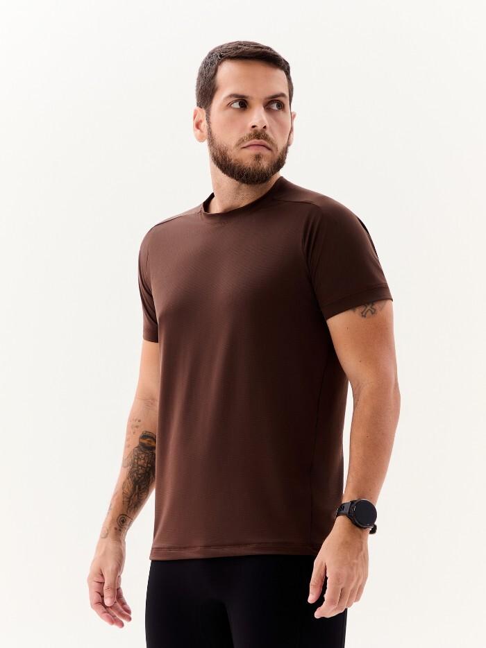 BLUSA RACE DEEP BROWN