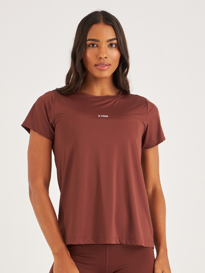 BLUSA RUTHE MARROM COURO