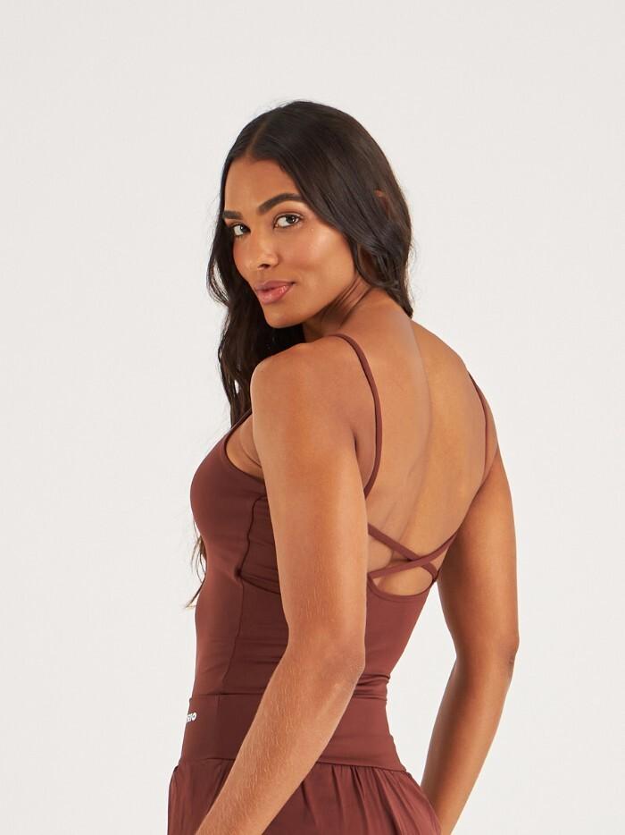 Alternative view of CAMISETA GABI MARROM