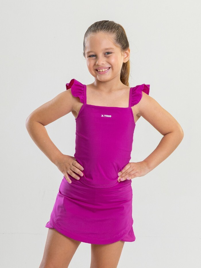 CONJUNTO LULU INFANTIL FÚCSIA