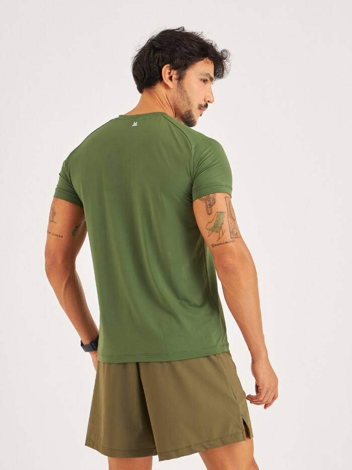 Alternative view of BLUSA SPORT VERDE MILITAR