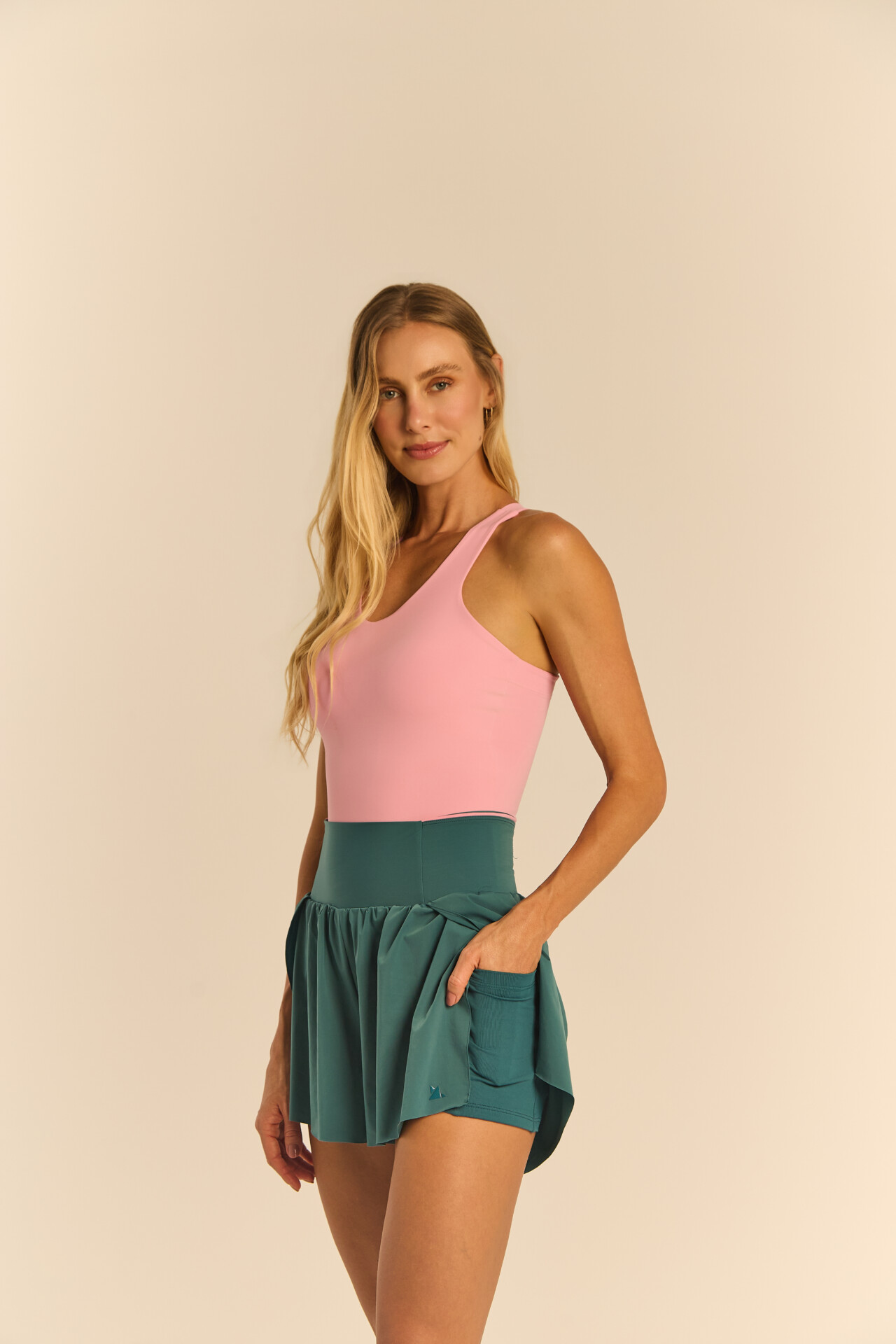 SHORT AMALIA ESMERALDA/ROSA - Imagem 3