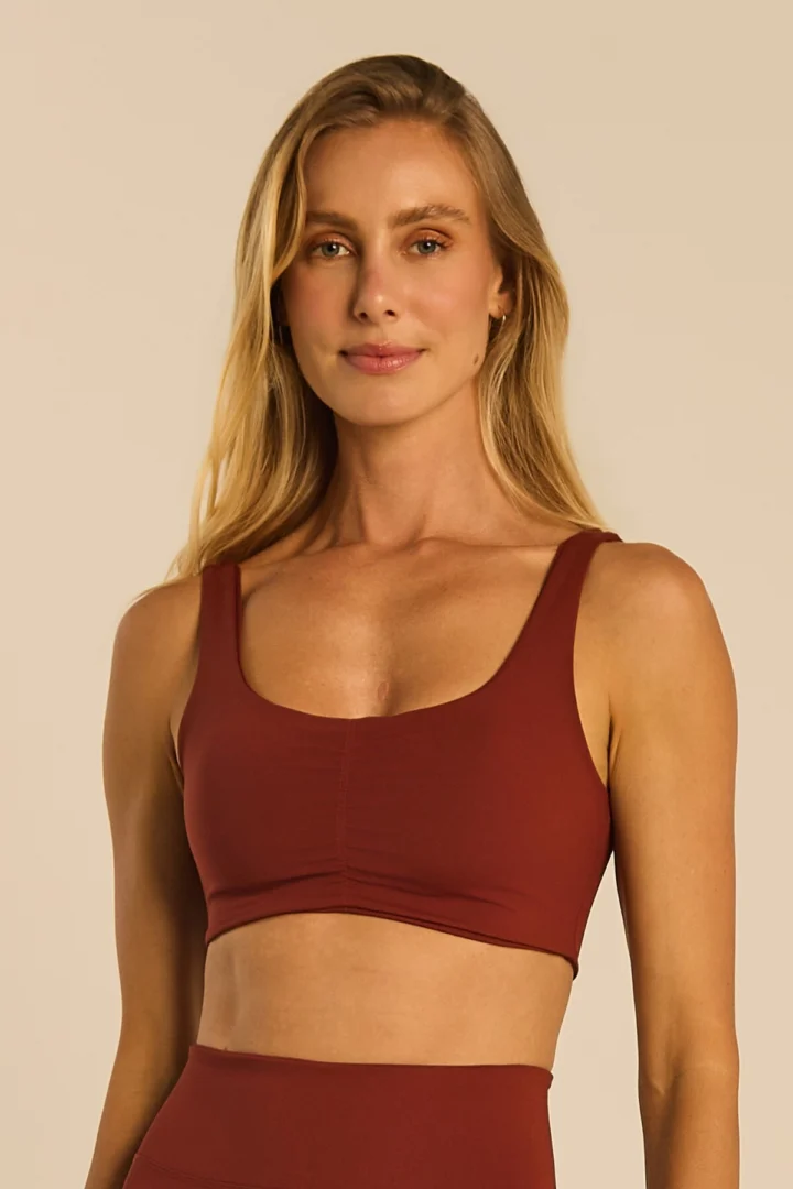 TOP OLIVIA MARROM SIENA