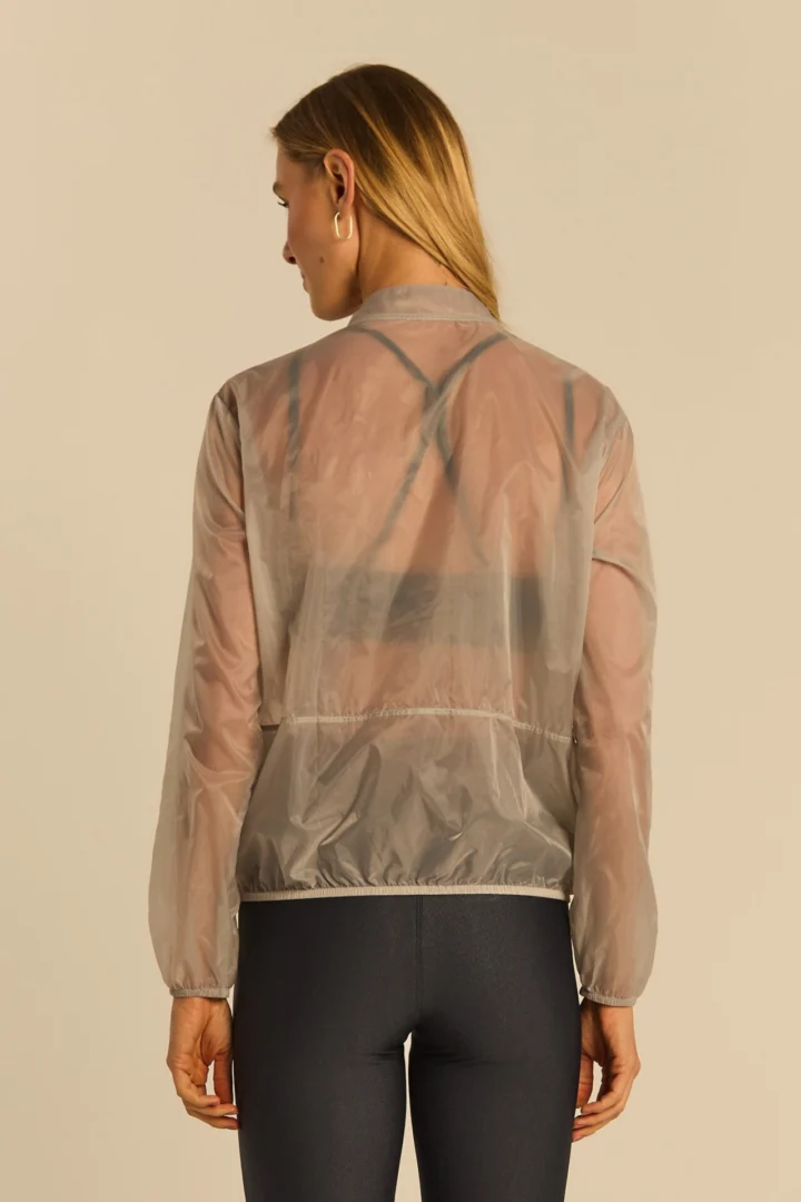 Alternative view of BOMBER AURORA CINZA TRANSPARENTE.