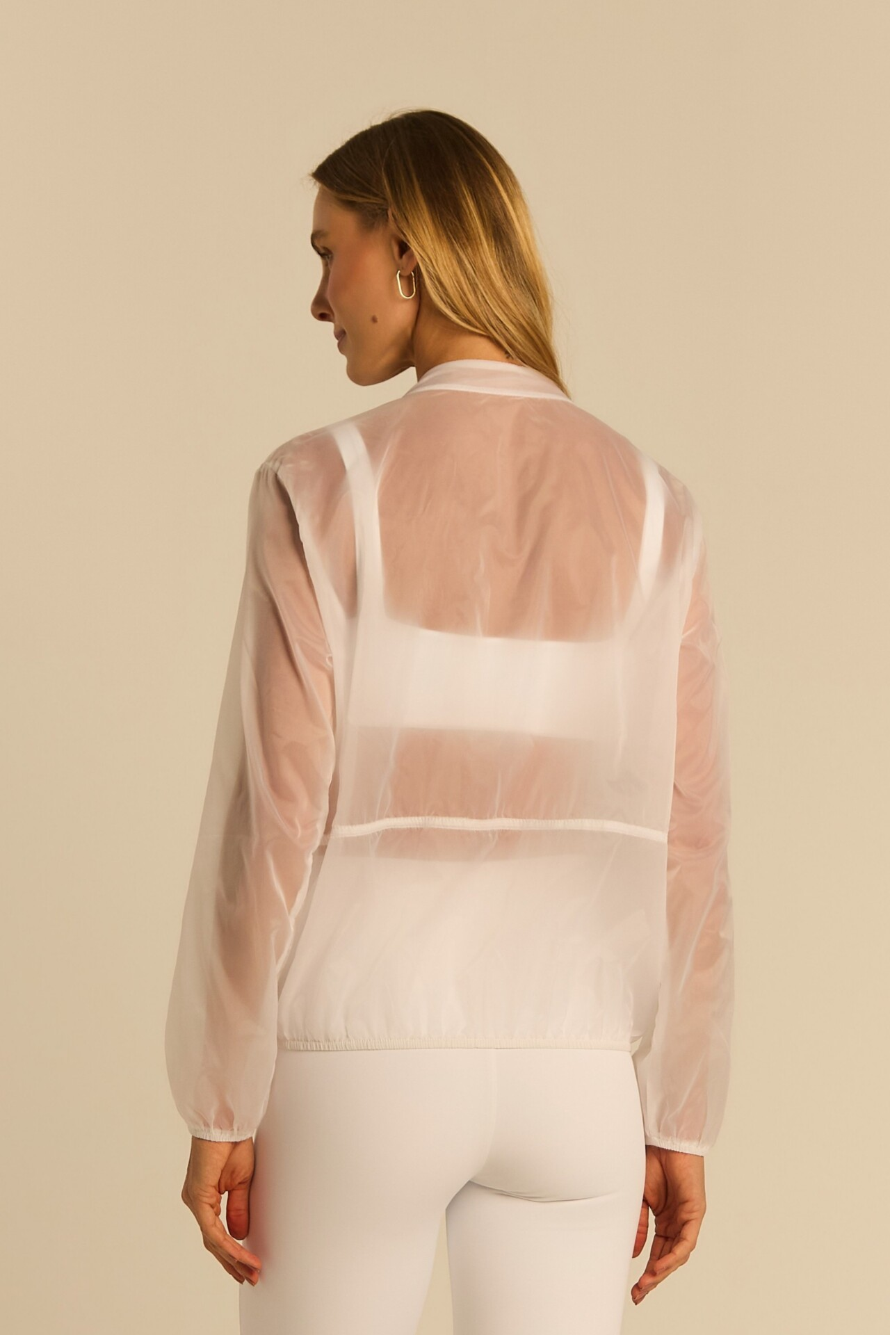 BOMBER AURORA BRANCA TRANSPARENTE - Imagem 2